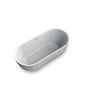 Lily 59" Matte White Freestanding Tub