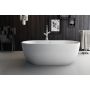 Lily 59" Matte White Freestanding Tub