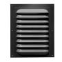 11" X 14" Standard Rectangular Gable Vent- Black