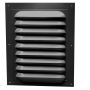 15" X 20.5" Standard Rectangular Gable Vent- Black