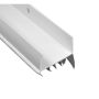 36” White Vinyl U Shape Door Bottom And Sweep Combo