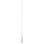 DIY Foldable Door Seals White Aluminum Ribbed Rubber Seal