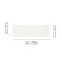 Carreau céramique blanc Soho Canvas 4"x12" 9.69 pi²