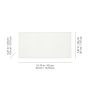 Carreau de céramique blanc Soho Canvas 8"x16" 10,33 pi²