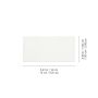 Carreau Céramique Mat Blanc Soho Canvas 3” x 6” 10.66 Pi²