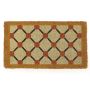 Tapis en fibre de coco tissé à la main 18" x 30"
