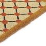Tapis en fibre de coco tissé à la main 18" x 30"