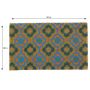 Tapis en fibre de coco fleur de printemps 18" x 30"