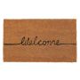 Tapis en fibre de coco Bienvenue 18" x 30"