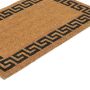 Tapis de Coco Motif Clé Grecque 18" x 30"