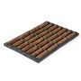 Tapis Utilitaire Caoutchouc et Brosse en Coco 16" x 24"