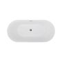 60" Fluted Freestanding Bathtub