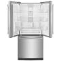 30-inch, 19.7 cu. ft. French 3-Door Refrigerator with Water