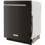 24" Dishwasher with FreeFlex™ Third Rack Black Stainless