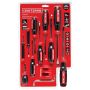 12 Piece Screwdriver Bi-Material Set