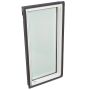 21-1/2" x 38-3/8" Grey Fixed Deck Mount Skylight