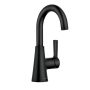 Mikah One Handle High Arc Bathroom Faucet- Matte Black