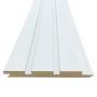 1/2" x 5-5/16" x 10' Primed MDF Slatwall Paneling