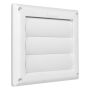 4" Vent Cap Louvered White