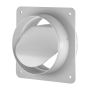 4" Dryer Draft Blocker White