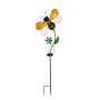 Solar Metal & Glass Bumblebee Stick Light With Microdot LEDs