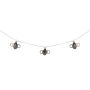 Guirlande Lumineuse Solaire Métal Abeille 10 Pièces