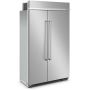 48" 30cf Built-in Side-by-Side Refrigerator Stainless Steel