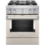 30" Dual Fuel Range w/ Even-Heat™ True Convection Beige