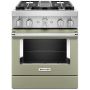30" Dual Fuel Range w/ Even-Heat™ True Convection Green