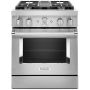 30" Dual Fuel Range w/ Even-Heat™ True Convection Stainless