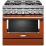 Cuisinière amovible à biénergie de 36po à convection véritab