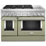 48" Dual Fuel Range w/ Even-Heat™ True Convection Green