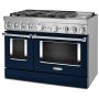 48" Dual Fuel Range w/ Even-Heat™ True Convection Ink Blue