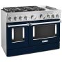 48" Dual Fuel Range w/ Even-Heat™ True Convection Ink Blue