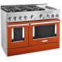 48" Dual Fuel Range w/ Even-Heat™ True Convection Orange