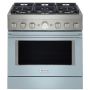 36" Gas Range with Even-Heat™ True Convection Blue