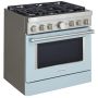 36" Gas Range with Even-Heat™ True Convection Blue