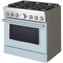 36" Gas Range with Even-Heat™ True Convection Blue