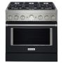 36" Gas Range with Even-Heat™ True Convection