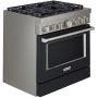 36" Gas Range with Even-Heat™ True Convection