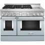 48" Gas Range with Even-Heat™ True Convection Blue