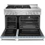 48" Gas Range with Even-Heat™ True Convection Blue