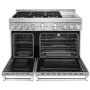 Cuisinière amovible à gaz de 48po à convection véritable Eve