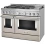 48" Gas Range with Even-Heat™ True Convection