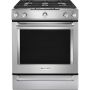 30" 5 Burner Front Control Gas Convection Range