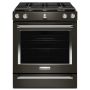 30" 5-Burner Gas Slide-In Convection Range