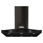 36" Island Hood Black Stainless