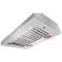 36" Commercial-Style Wall Mount Hood Shell