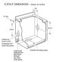 36" Retractable Downdraft Ventilation System