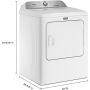 7.0 cu. ft. Gas Dryer with Pet Pro Option